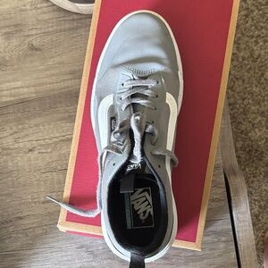 Vans Gray and White Men's Sneakers